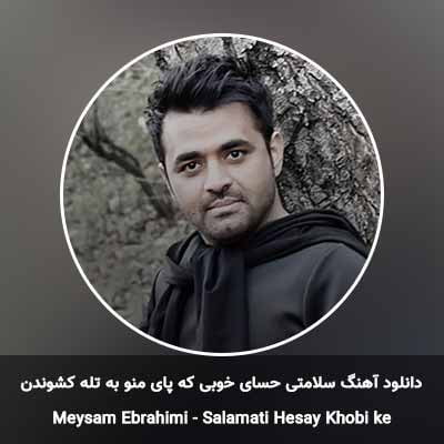 دانلود آهنگ سلامتی حسای خوبی که پای منو به تله کشوندن میثم ابراهیمی